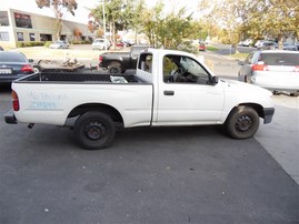 1996 TOYOTA TACOMA STANDARD CAB WHITE 2.4 AT 2WD Z19845